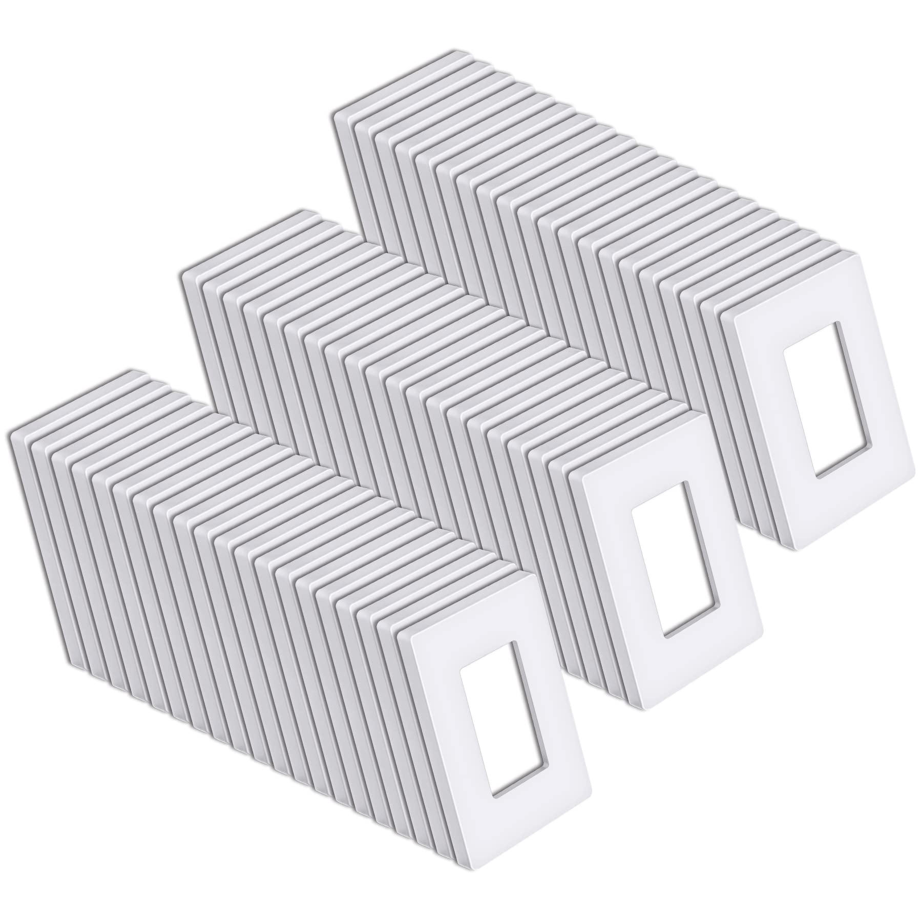 Elegant Screwless Wall Plates - Snow White -23 Elegant Screwless Wall Plates - Snow White -23