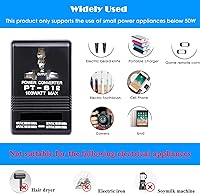 Vista 5 de Convertidor de voltaje de 110 V a 220 V elevador y reductor de potencia bidireccional convertidor de voltaje transformador para viajes, caravanas