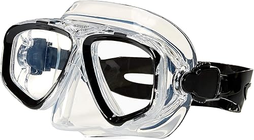Miniatura 22 de Speedo Máscara de Buceo con Snorkel Unisex para Adultos Anti-empañamiento con Cubierta para la Nariz Serie Adventure M Azul
