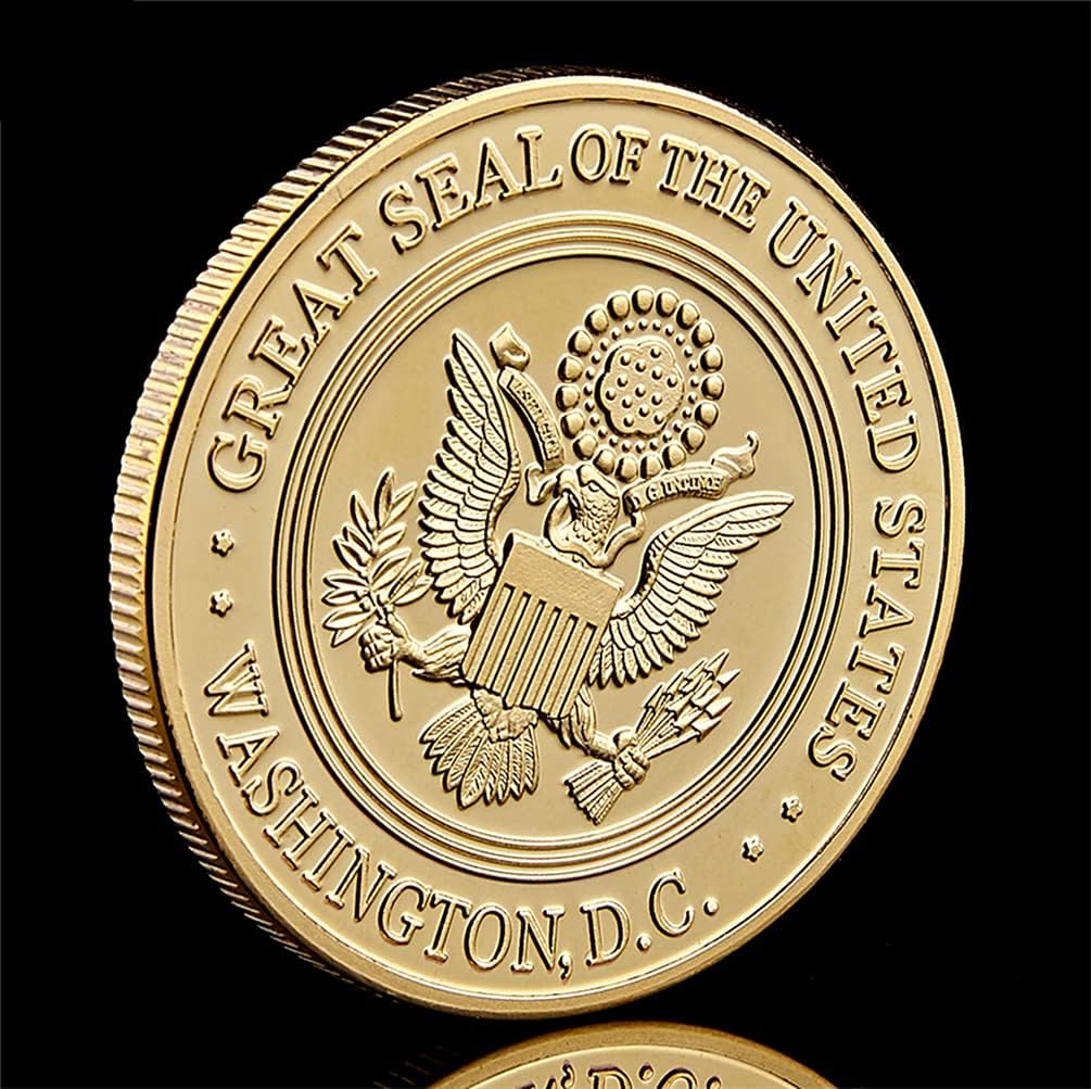 USA CIA Central Intelligence Agency Great Seal of The United States Challenge Coin Collectibles (Pack of 3)