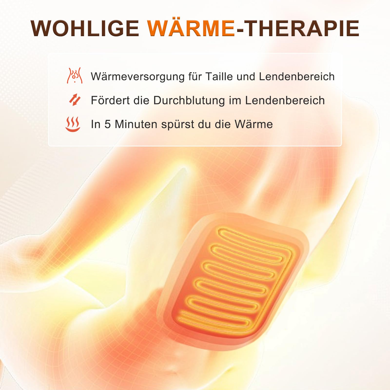 Massagesitzauflage mit Wärme,10 Vibrationsmotoren Massageauflage mit Vibration für Rücken und Nacken,Sitzkissen zur Entspannung,Rückenmassagegerät Hause Büro,Geschenke für Männer/Frauen/Mama