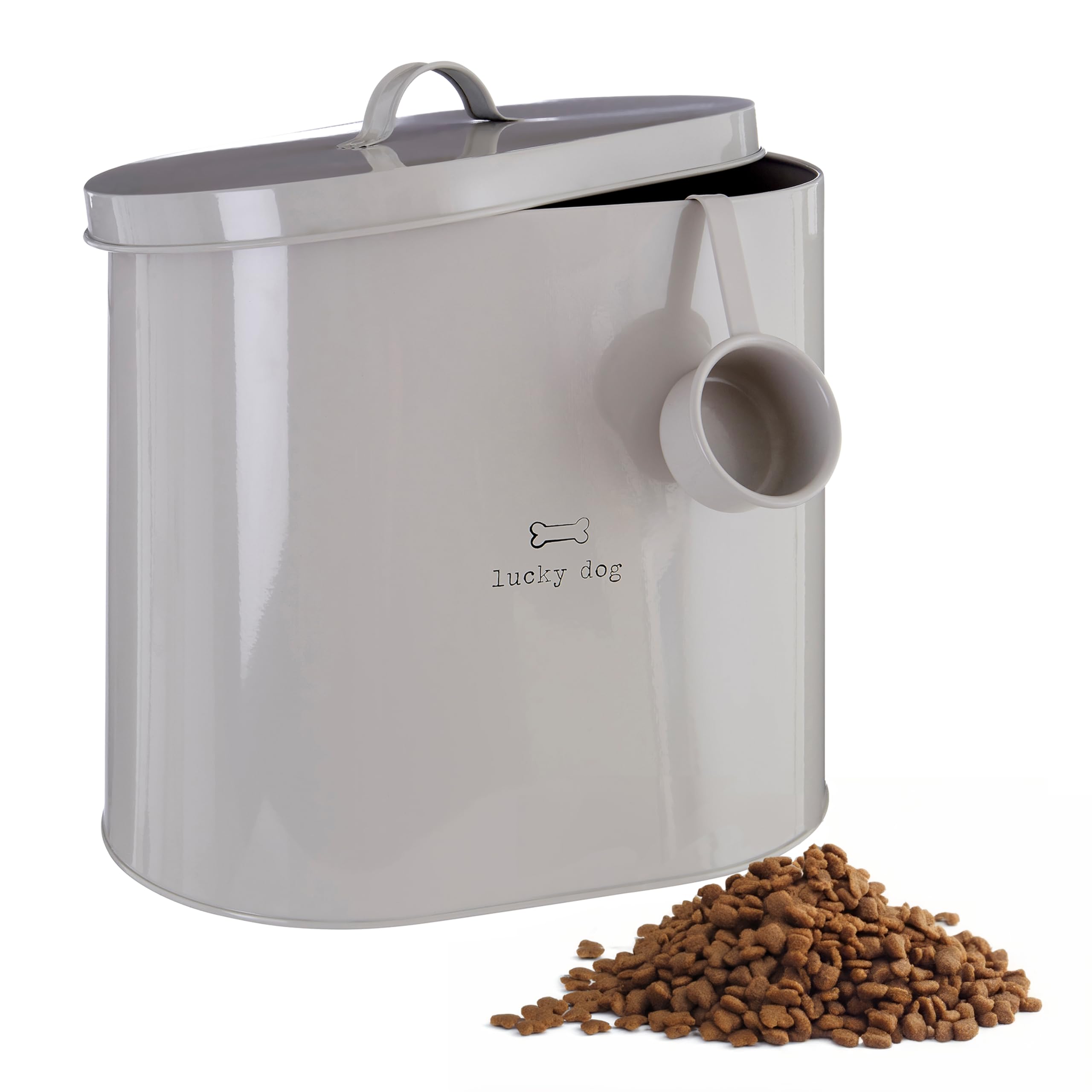 Lucky Dog 6.5 Litre Dry Animal Pet Meal Food Storage Bin Canister Container New