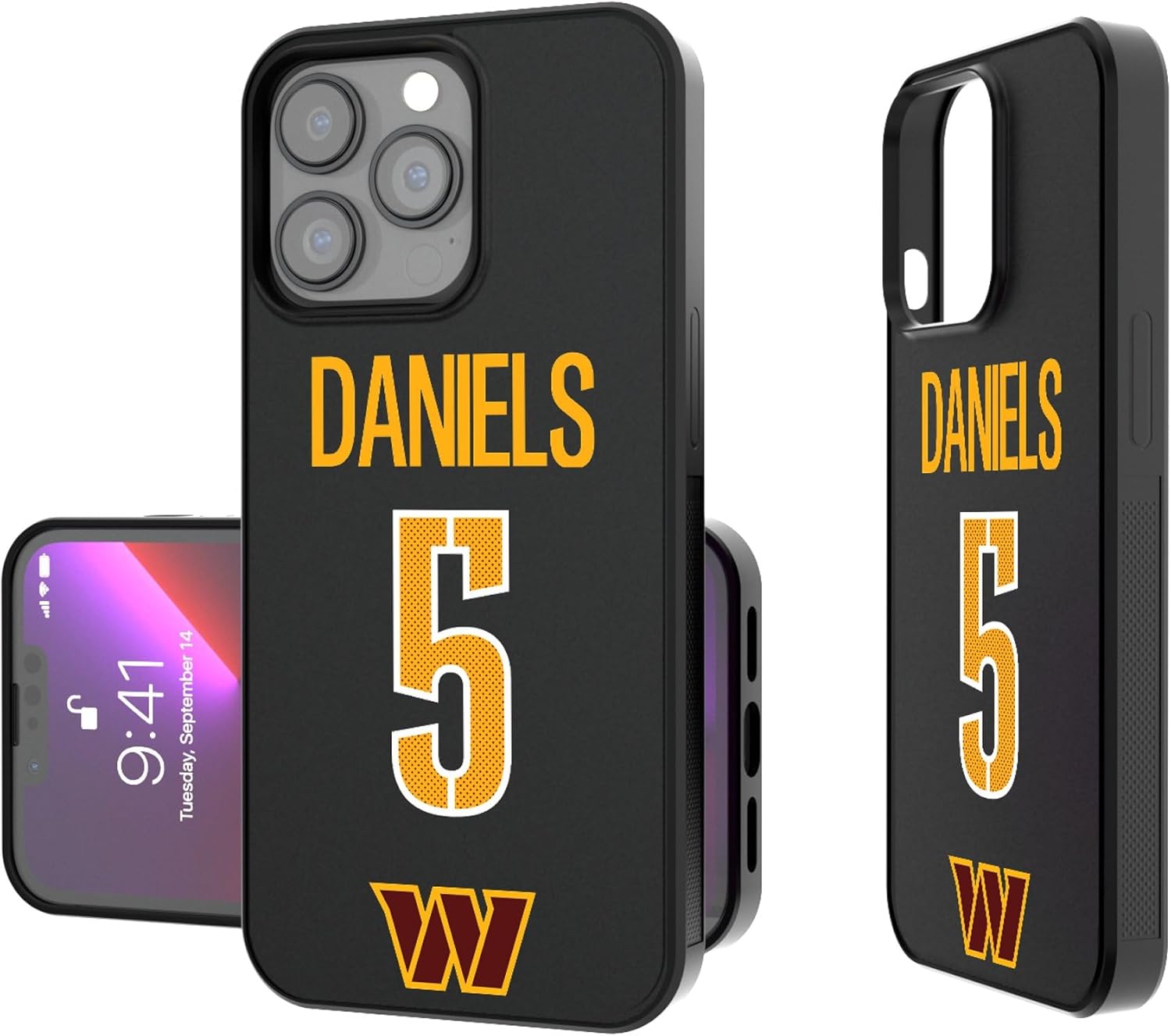 Keyscaper Jayden Daniels Washington Commanders Bump Case for iPhone