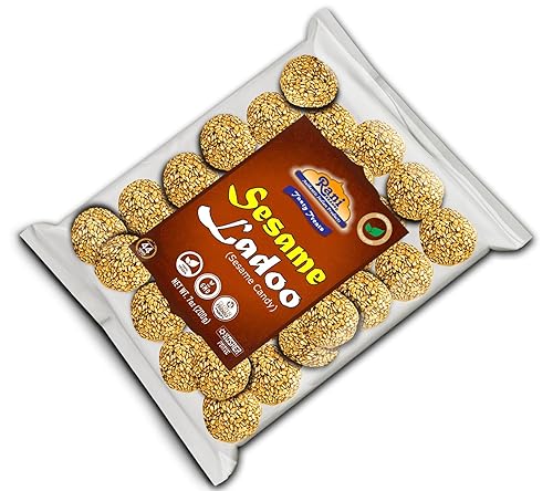 Miniatura 61 de Rani Peanut Ladoo (caramelo redondo de maní quebradizo) 7 onzas (7.05 oz) x paquete de 20 ~ Todo natural Vegano Sin colores Apto para gluten