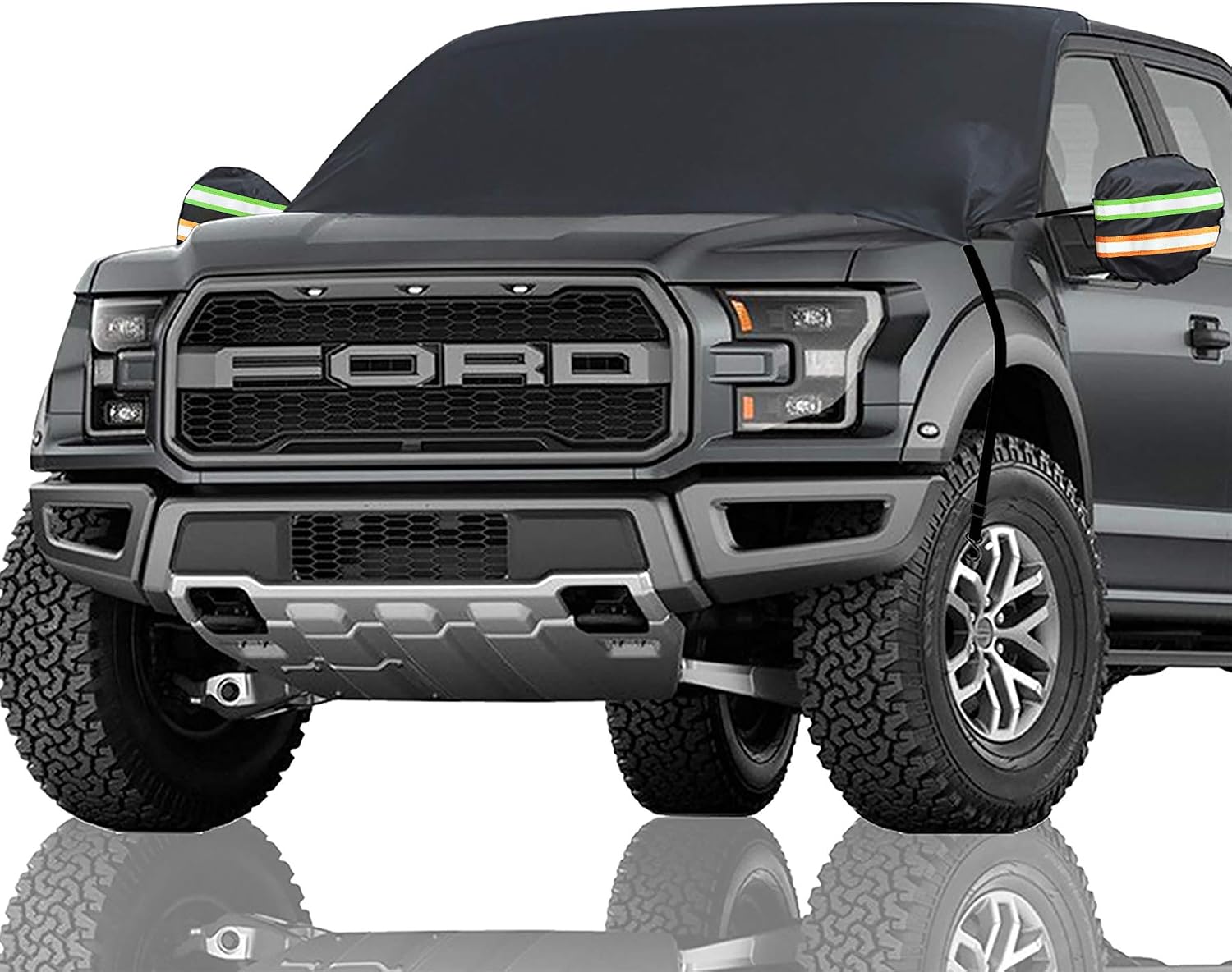 Windshield Snow Ice Covers Extra Larger Size 97"x 63" Shade Waterproof Sun Protection All Cars, Trucks, SUVs, MPVs