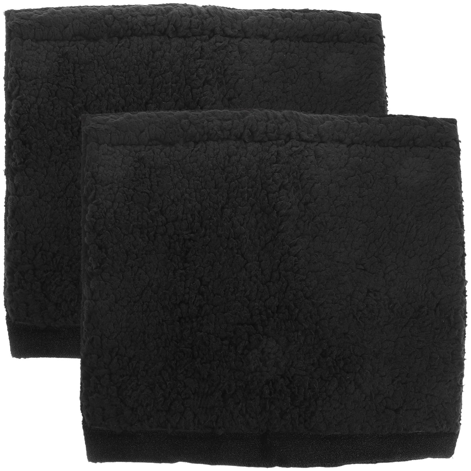 Funda Desmontable para Repozos de Silla de Oficina Par de Cojines Anslizantes de Piel de Oveja Almohadillas Cómodas para Brazos Accesorios para Sillas de Ruedas