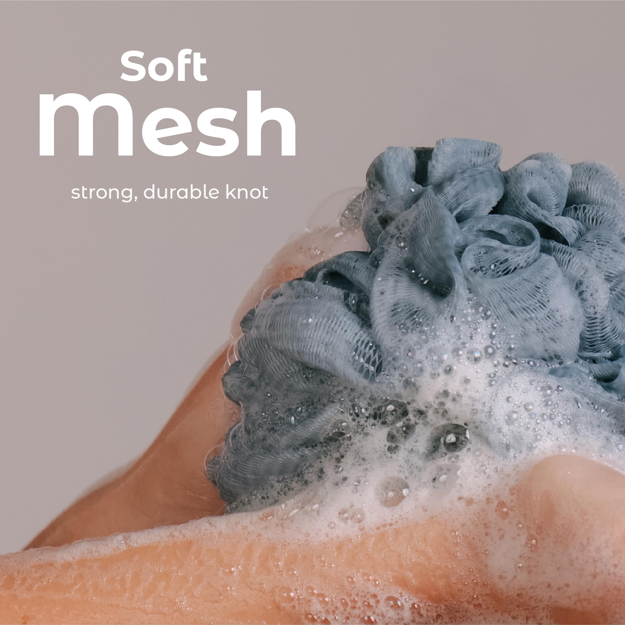 MainBasics Shower Loofahs - 3 Pack -4
