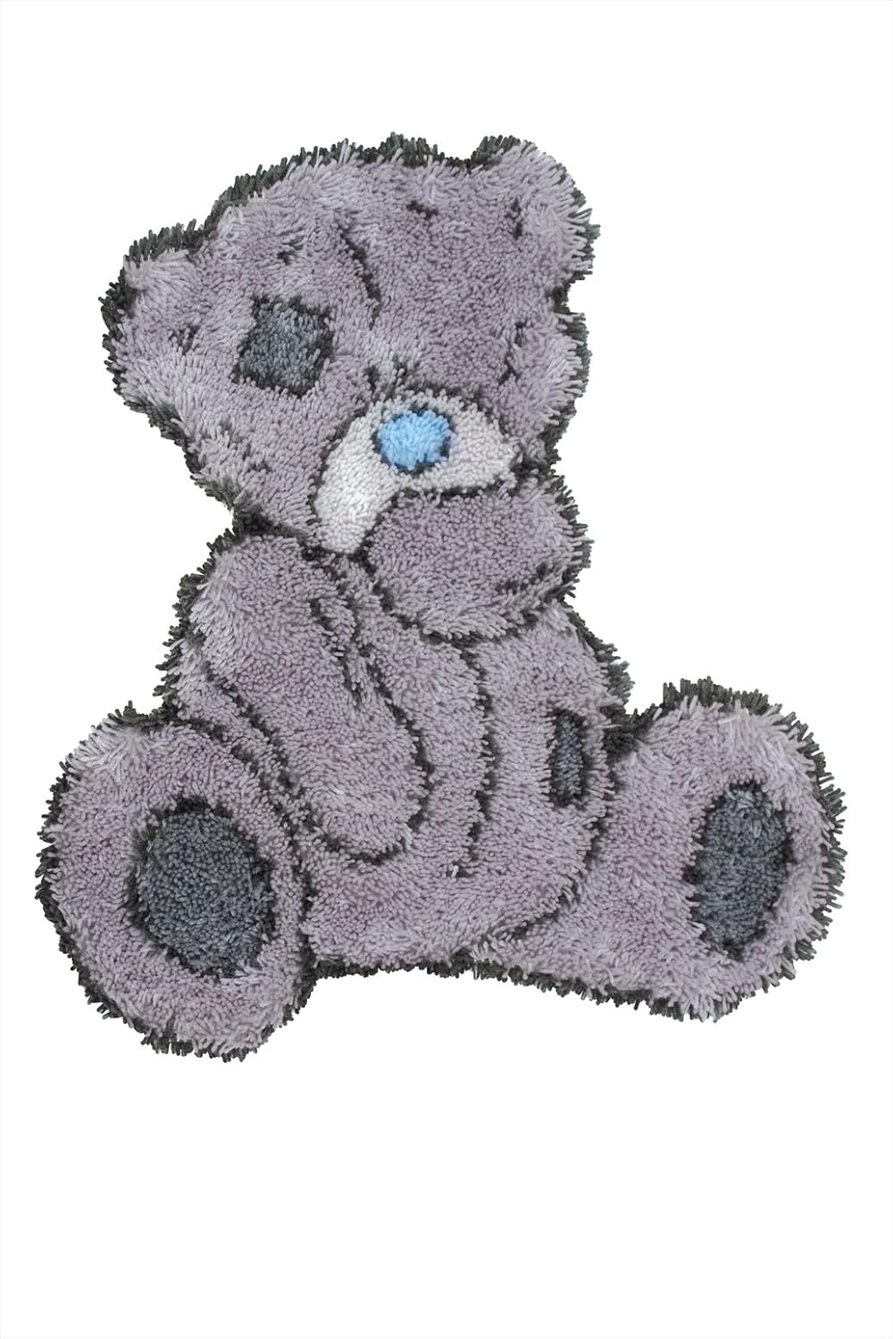 Amazon.com: Tatty Teddy Shaped Rug Latch Hook Kit, 23-1/2 by 25-1/2 ...