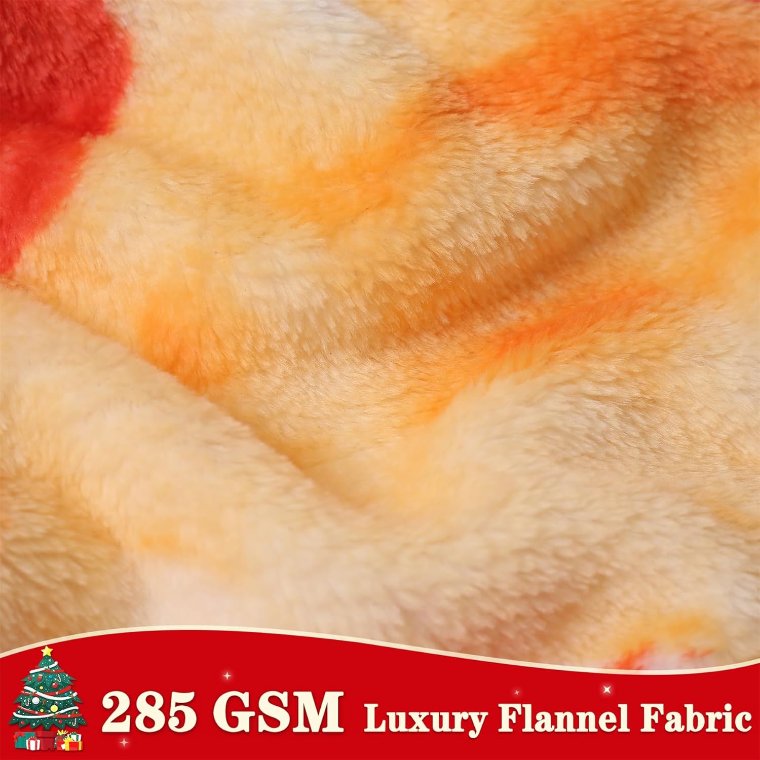 mermaker Pepperoni Pizzas Blanket 71 inches for Adult Kids, Realistic Pizzas Throw Blanket Funny Gifts for Women Men Teen Boy Girl, 285 GSM Soft Flannel Food Blanket for Christmas Birthday Gifts-Red - Image 5