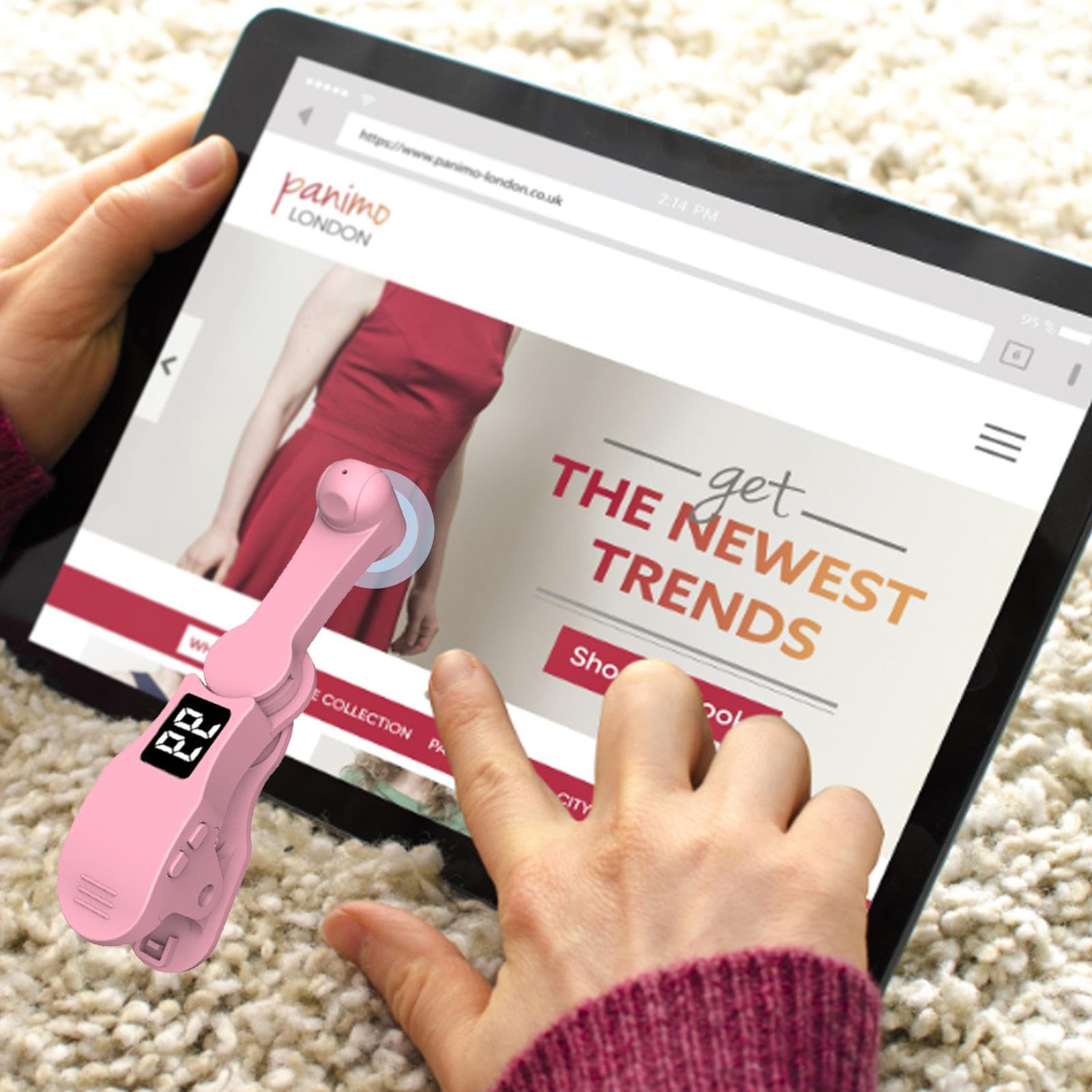 Generico Clicker Automatico per Smartphone,Dispositivo a Tocco Automatico - Gadget per Piace in Live Video e Shopping