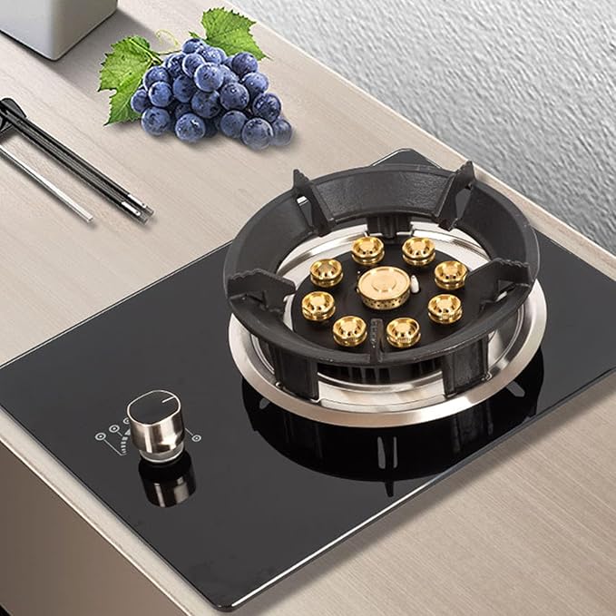 Estufa de Gas 1 Puesto Vidrio Templado Empotrable miniatura 2