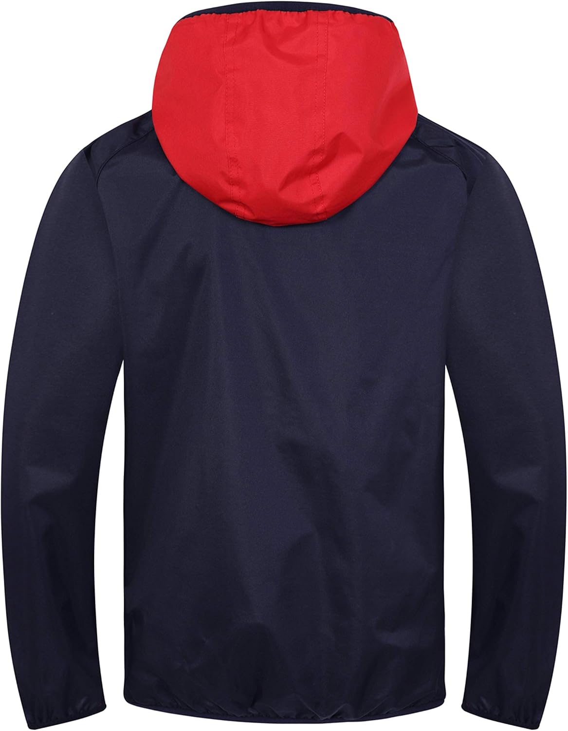 Arsenal FC Official Gift Mens Shower Jacket Windbreaker Navy Red Large