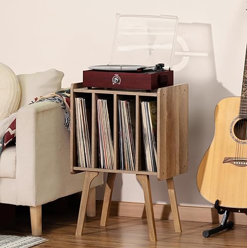 Miniatura 8 de LELELINKY Mesa auxiliar grande de nogal Negro -,Marrón,Roble,Nuez