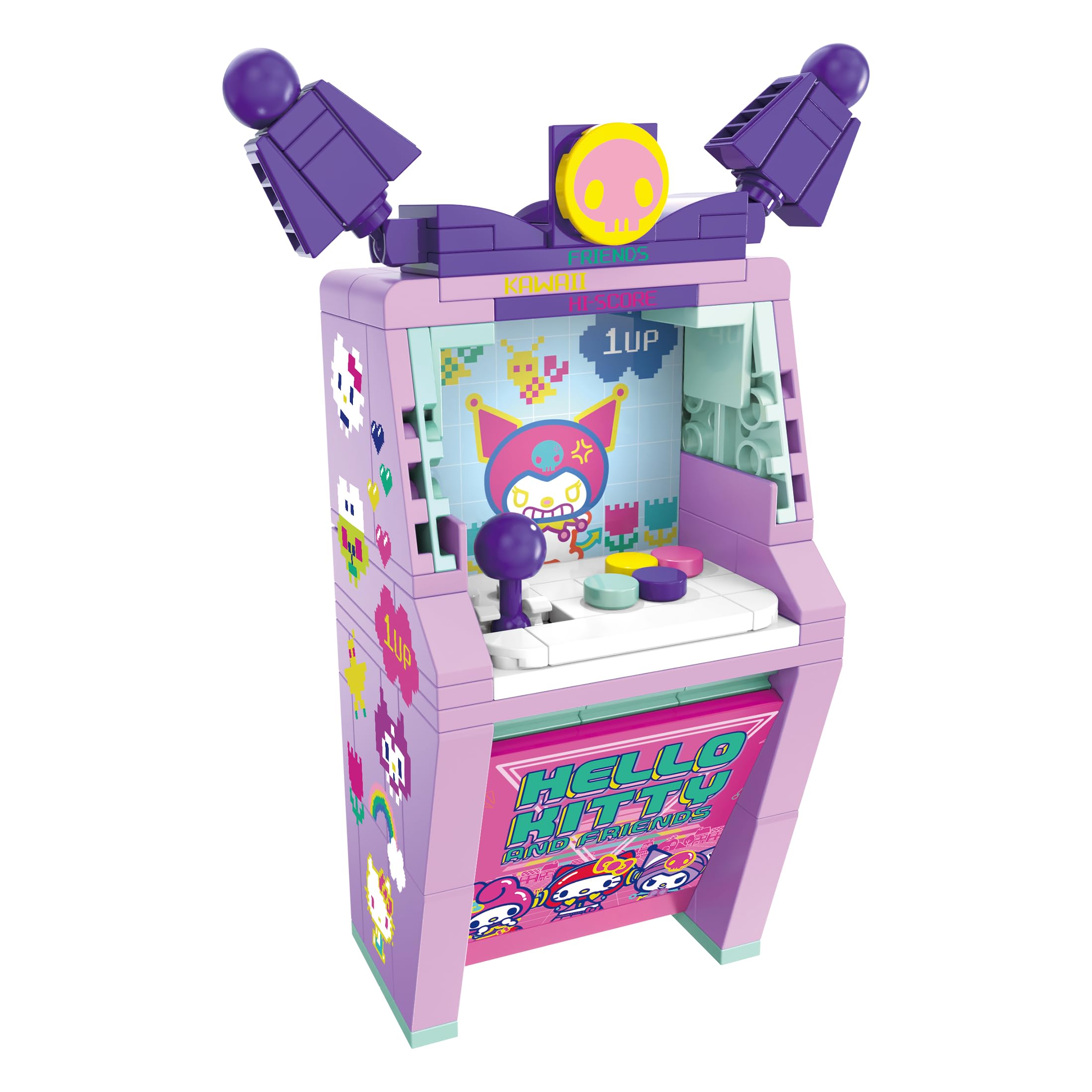 HELLO KITTY ストラップセット 5点 Amazon.com: Brickcraft Hello Kitty and Friends Kuromi Arcade