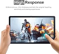 Vista 4 de ZtotopCases Paquete de 2 protectores de pantalla para Galaxy Tab S10 Plus de 12.4 pulgadas, S9 FE Plus 5G/S9 Plus/S7 FE/S8 Plus/S7 Plus, 9H de alta