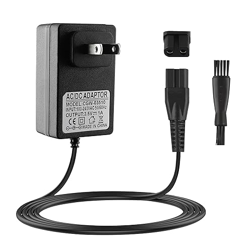 Miniatura 9 de FNKTQL Cargador de 4,2 V para recortadora Wahl 9818 9818L 9888L 9916D 9918D 9685 recortadora de peluquería 9854-600 9855 79600-2101 S004mu0400090,