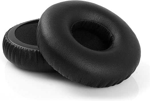 Ear Pads Compatible with Jabra Evolve 75 UC Evolve 75 MS Headset Ear Cups Cushions Replacement (Black)