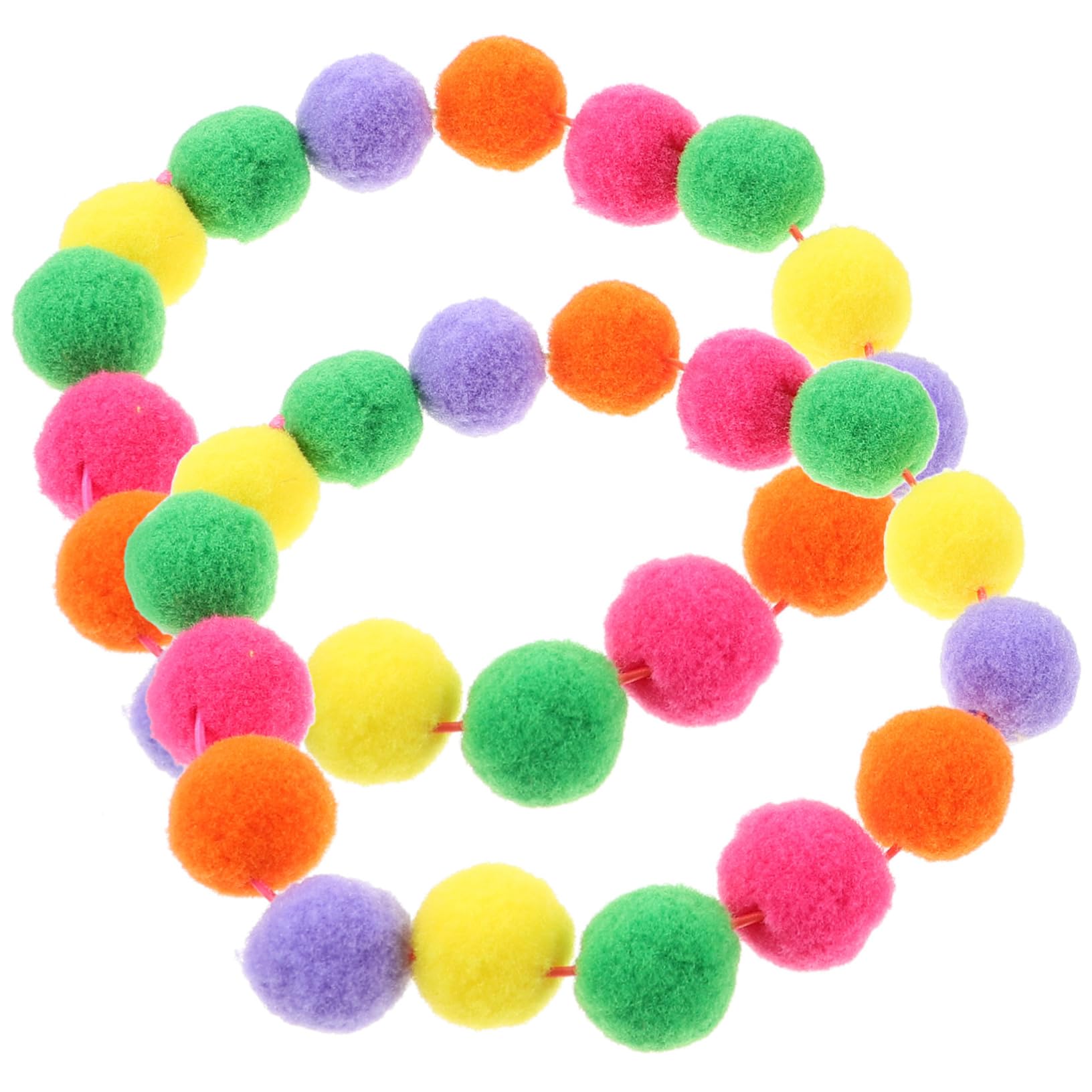 POPETPOP 10 STK Haustierhalsband Katze hundehalsband tragbares Hundehalsband Tragbares Kätzchenhalsband Bunte Haustierhalsbänder einstellbar Plüschkugel Weihnachtskatze schmücken Haarball