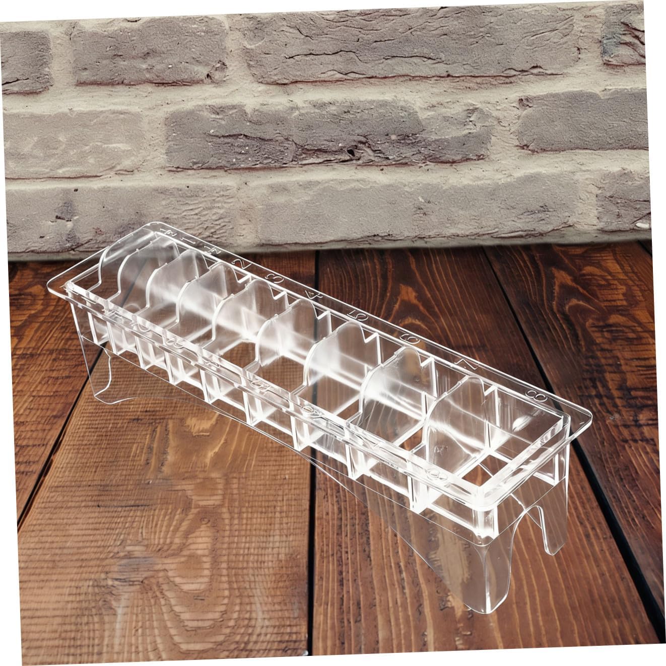2pcs Hair Styling Positioning Comb Storage Box Compact Organizer for Hair Tools Protects Combs from Damage Material for Salon and Home Use