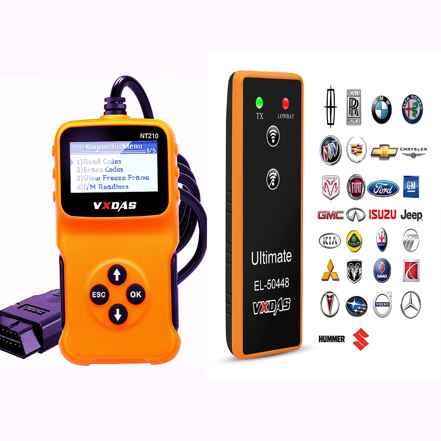 Buy VXDAS TPMS Relearn Tool for GM Jeep Ford Toyota with OBD2 Scanner