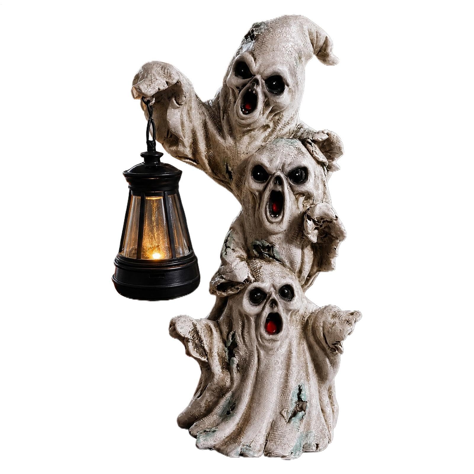 Decorazione luminosa luminosa di arte di Halloween della resina delle luci