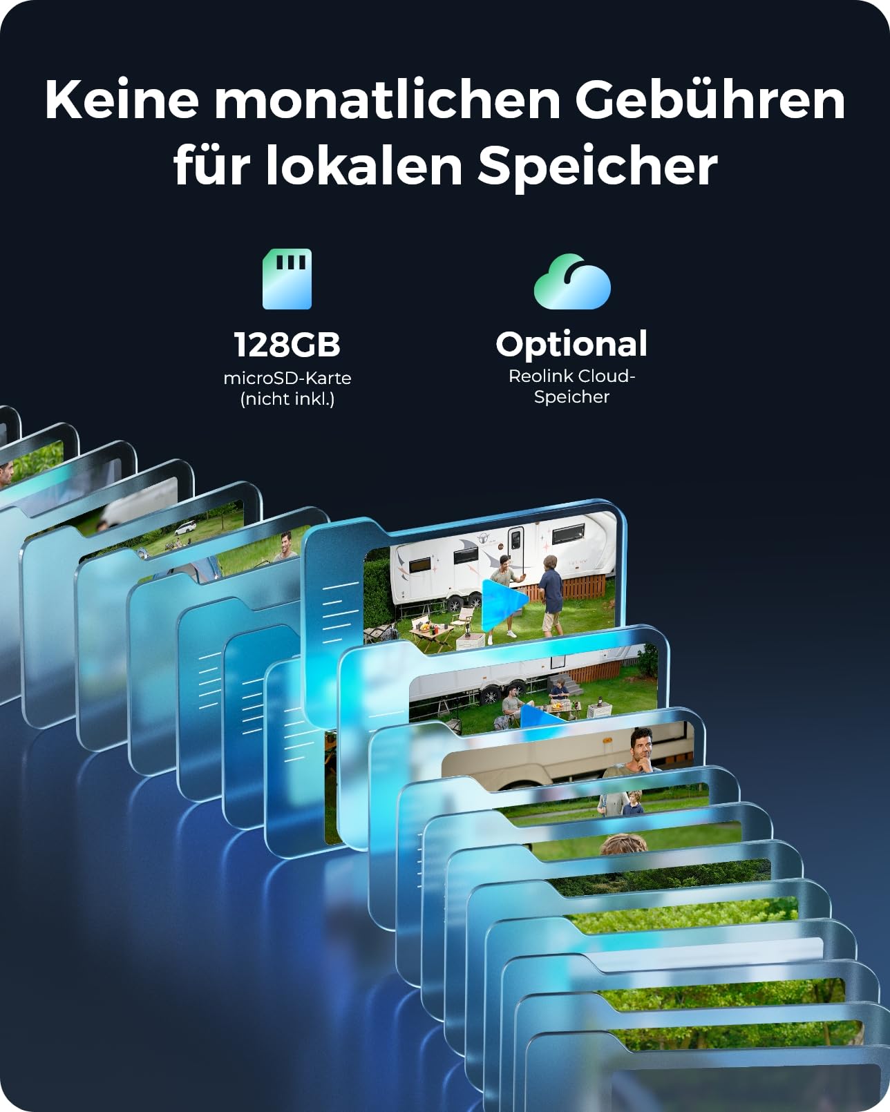 Reolink 4K 4G LTE Überwachungskamera mit SIM Karte, 8MP Solar Kamera Outdoor ohne WLAN, Person/Auto/Haustiererkennung, PIR Bewegungsmelder, IR-Nachtsicht, microSD-Kartenslot, Go Ultra+6W Solarpanel
