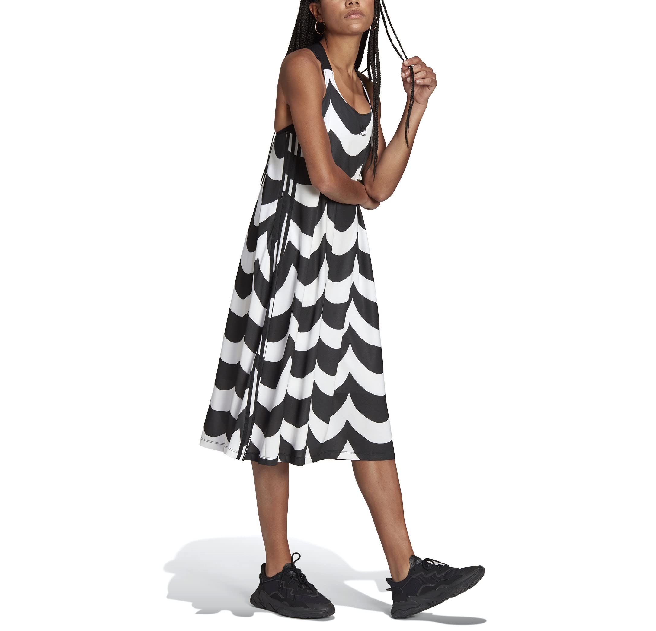adidas Originals Damen Marimekko Midi Tank Racerback Kleid