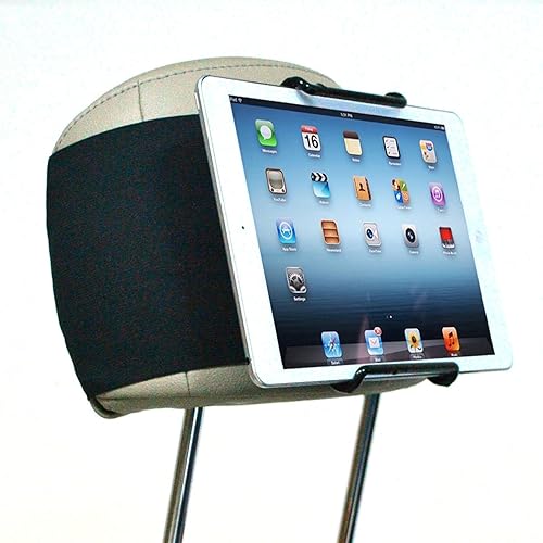 Miniatura 8 de TFY Soporte universal para reposacabezas de automóvil, compatible con tabletas de 7 a 11 pulgadas, iPad, Samsung Galaxy Tab & Note, correa