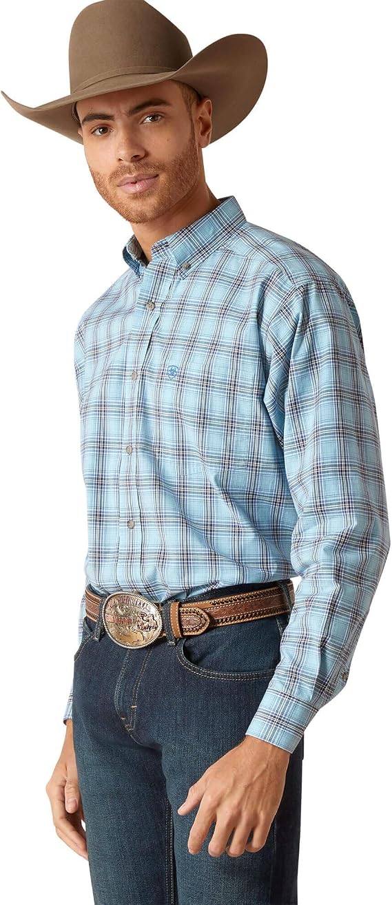ARIAT Men's Garner Classic Long Sleeve Shirt - Moonlit Ocean Print - View #6