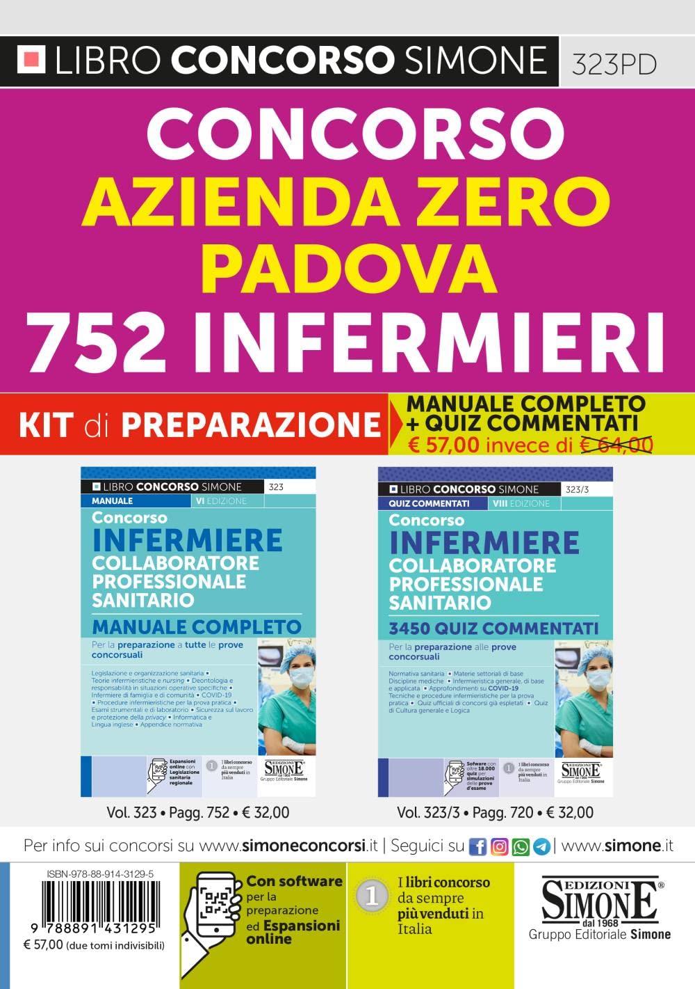 Concorso Azienda Zero Padova 752 Infermieri. Kit Di Preparazione: Manuale Completo + Quiz Commentati. Con Software Di Simulazione - 4
