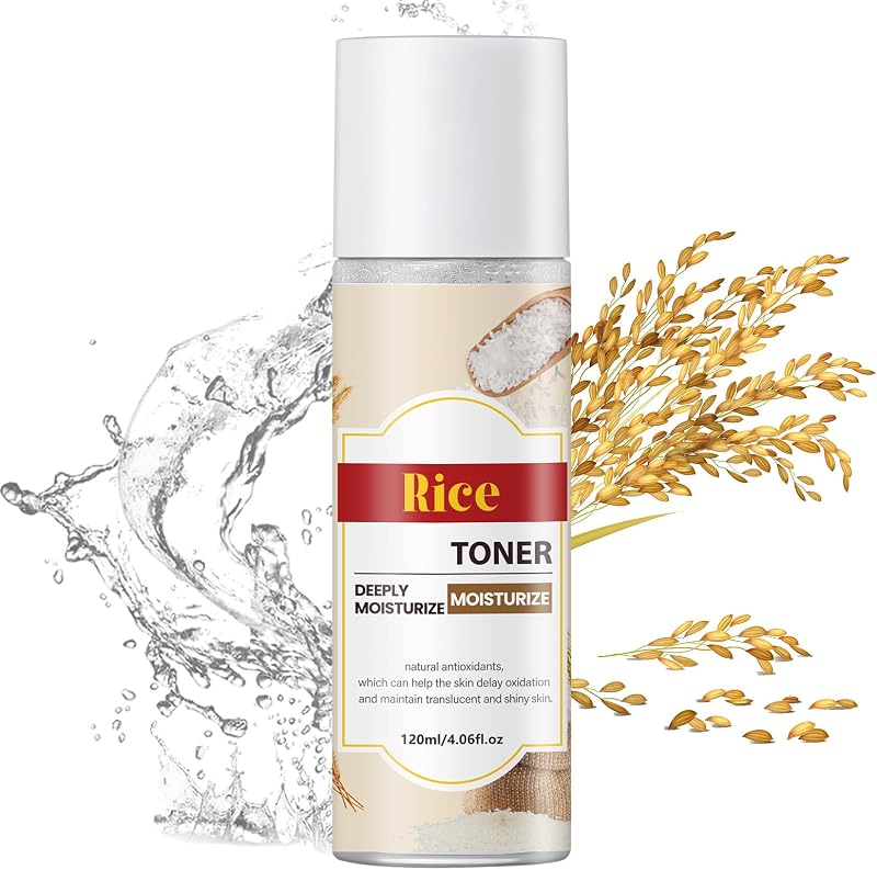 Tônico facial de arroz AOPEIBOTO, 120 mL