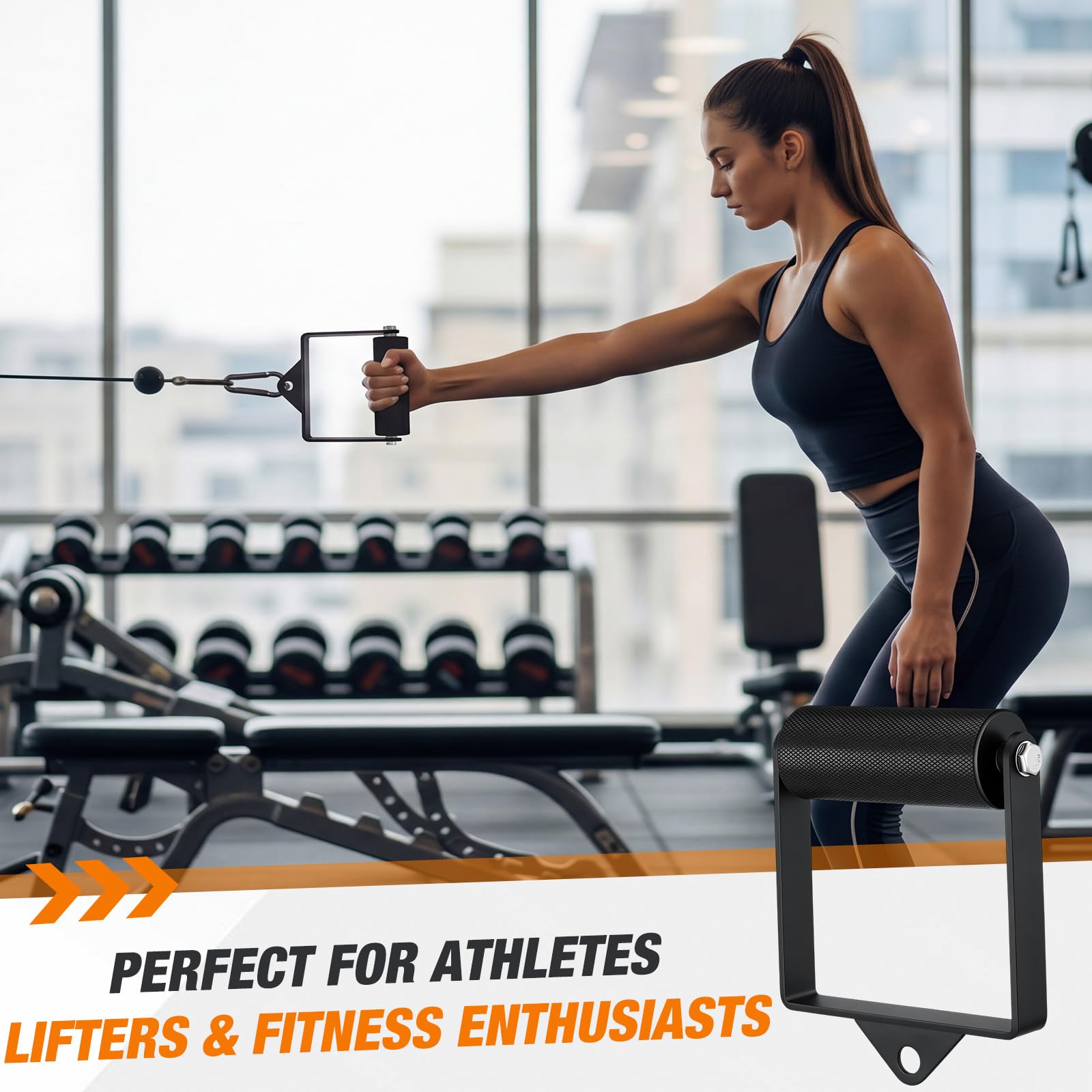 Amazon.com: Soulchen Gym Fitness LAT Pulldown Attachments, Cable