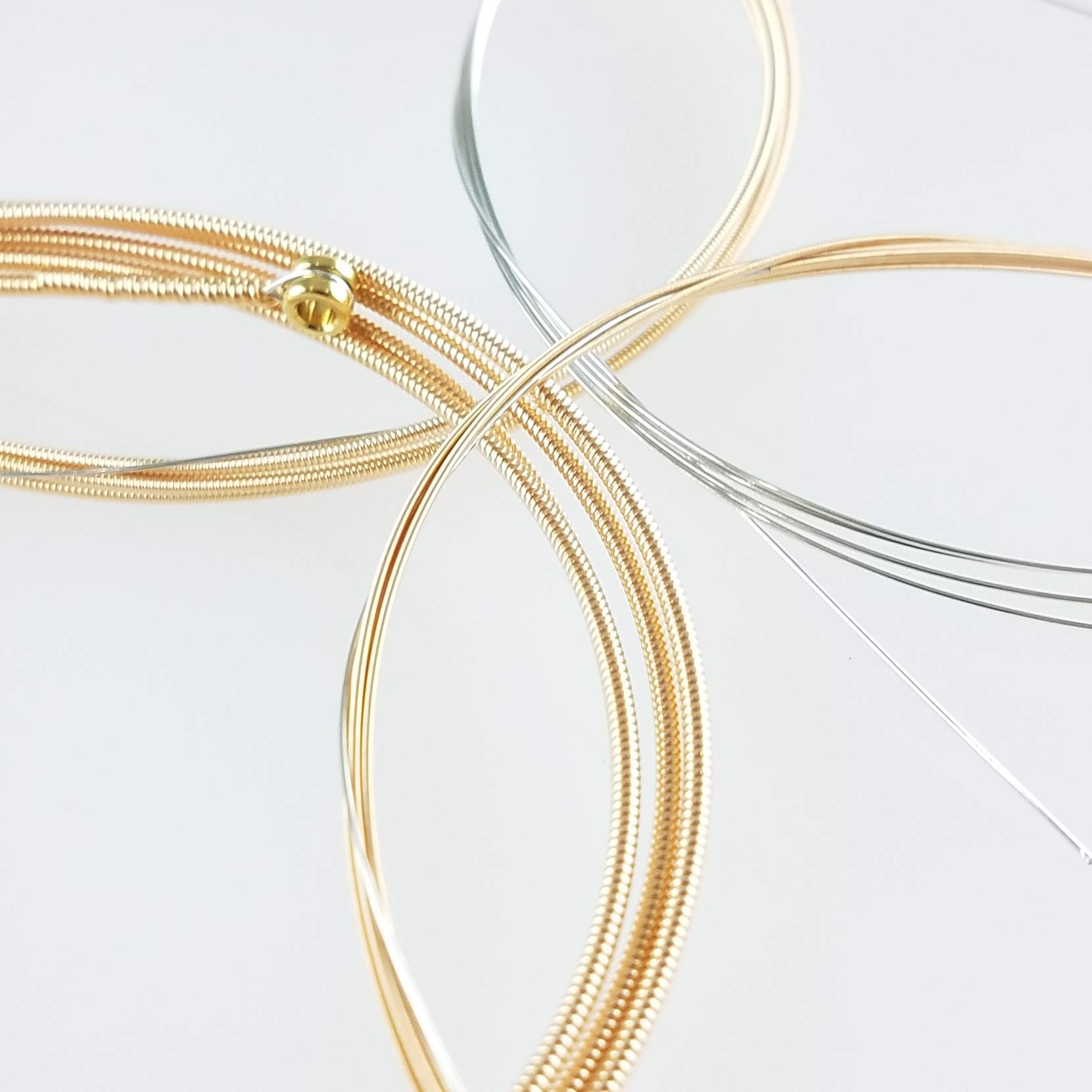 GHS Strings Corde per chitarra acustica S335-5, in bronzo fosforoso, medie, confezione da 6 (.013-.056)