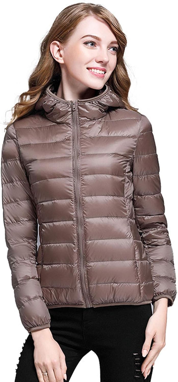 Women'S Lightweight WaterResistant Packable Down Jacket Softshell