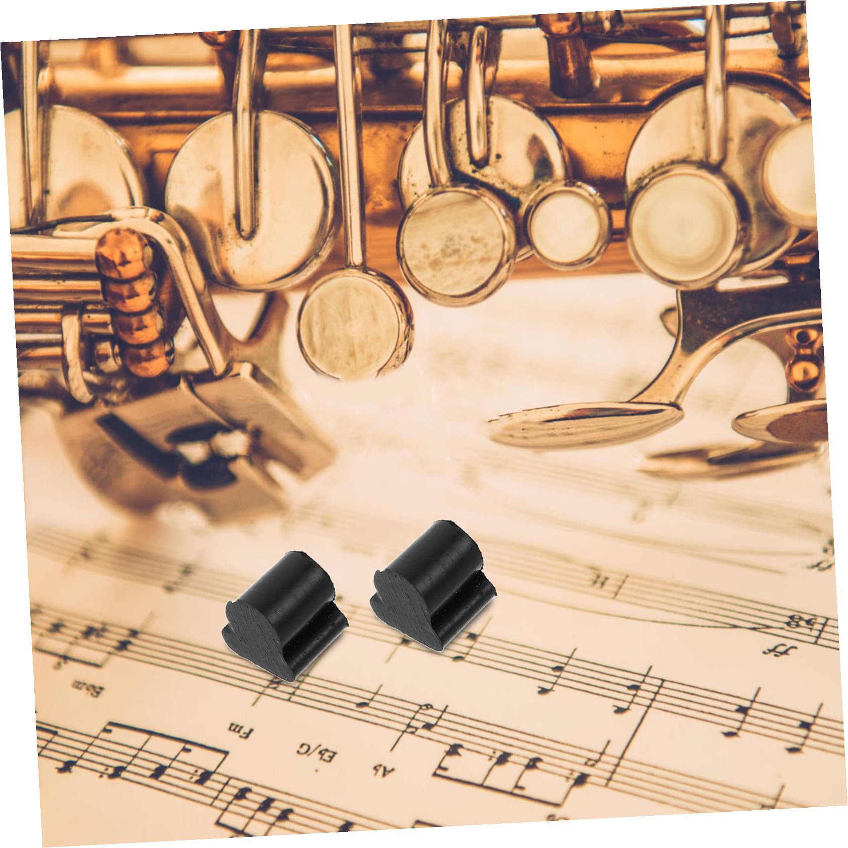 Coussinet de Piston en Caoutchouc Noir pour Cor Français et Euphonium, Absorbeur D'impact Facile à Installer, Lot de 10 Pièces pour Accessoires de Valve