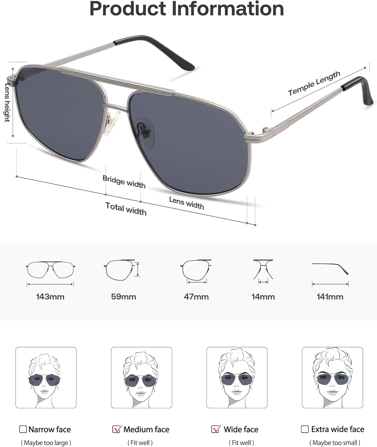 SOJOS Retro Hexagon Aviator Sunglasses for Women Men Trendy Vintage UV400 Protection Shades SJ1200 - Image 6