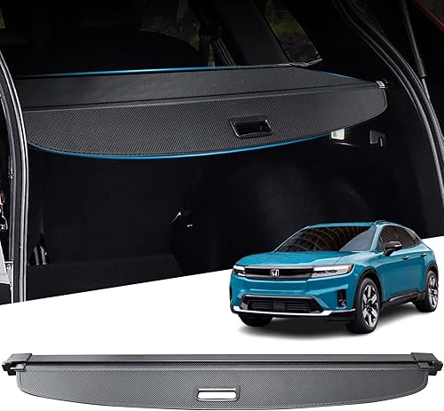 Miniatura 8 de GZSH Cubierta de carga para Nissan Rogue 2021 2022 2023 2024 de fibra de carbono, cubierta de carga negra, perfecta para Nissan Rogue Nissan Rogue