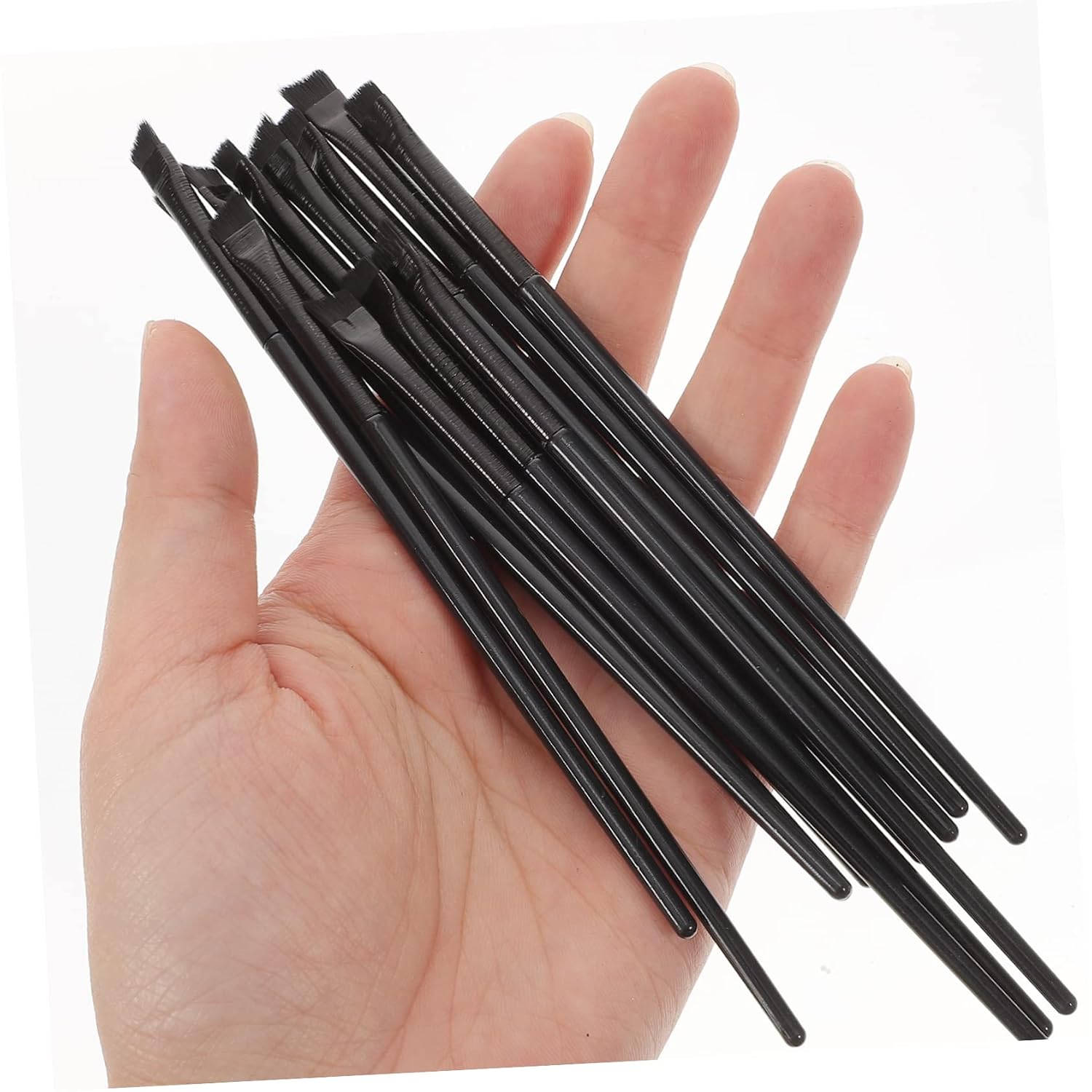 Mipcase Sets Eyeliner Brush Eyeliner Tool Angled Brow Brush for Eye Liner Eye Shadow Makeup Pcs