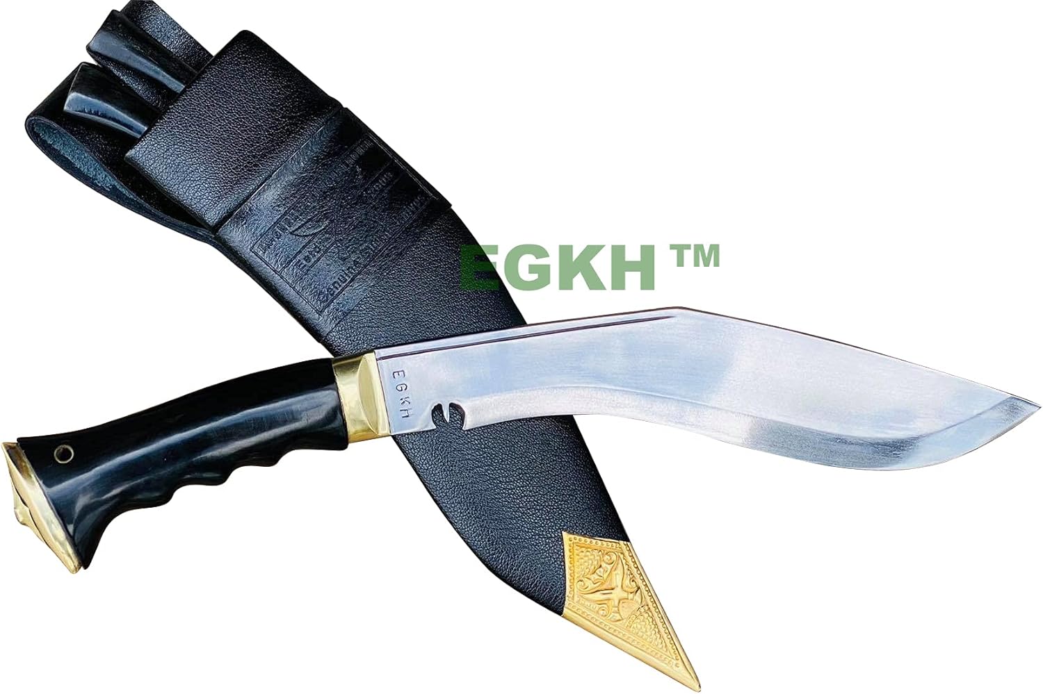 Service No.1 Gripper Handle Kukri - Authentic Army Issue Khukuri Knife - Hand Forged Carbon Steel Blade in Nepal by Ex - Military Khukuri House