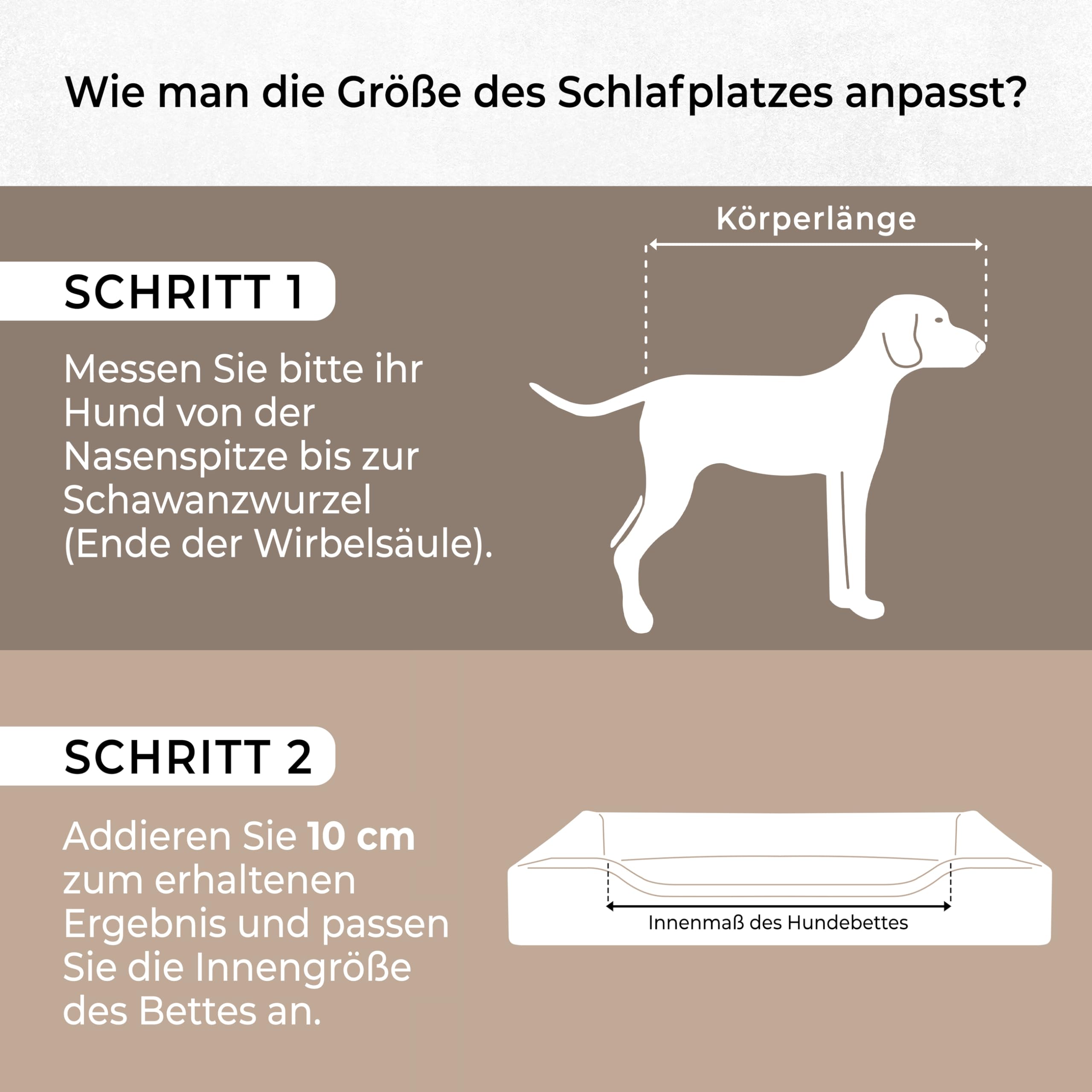 Hundebett - Hundekorb für kleine mittelgroße & große Hunde - Hundekissen - Hundesofa aus Kunstleder - Bezug abnehmbar und waschbar - Deluxe - Größe: S - Schwarz