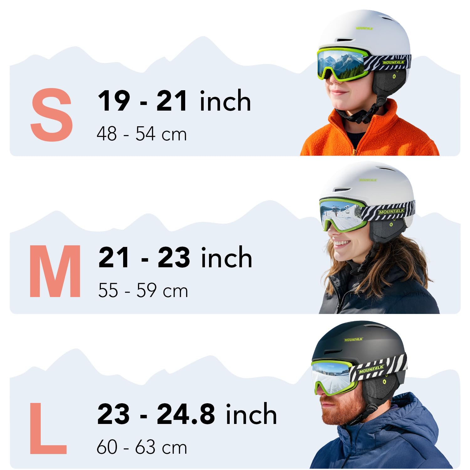 Casco de esquí con gafas de esquí para hombres, mujeres y niños, ajuste ajustable, ligero, perfecto para jóvenes, adultos y niños, esquí/snowboard