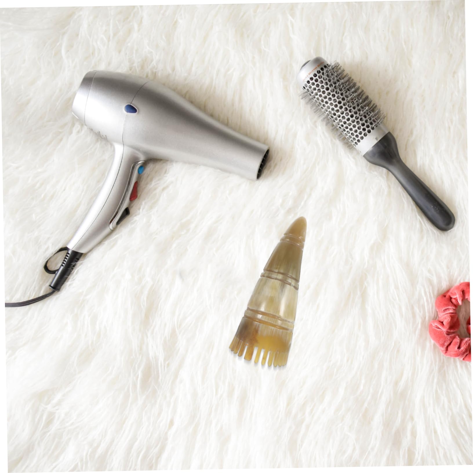 2stücke Kopfhautmassage-kamm Aus Echtem Horn Zähne Ergonomisches Design Für Entspannende Kopfhautbehandlungen Und Massage Für Altersgruppen