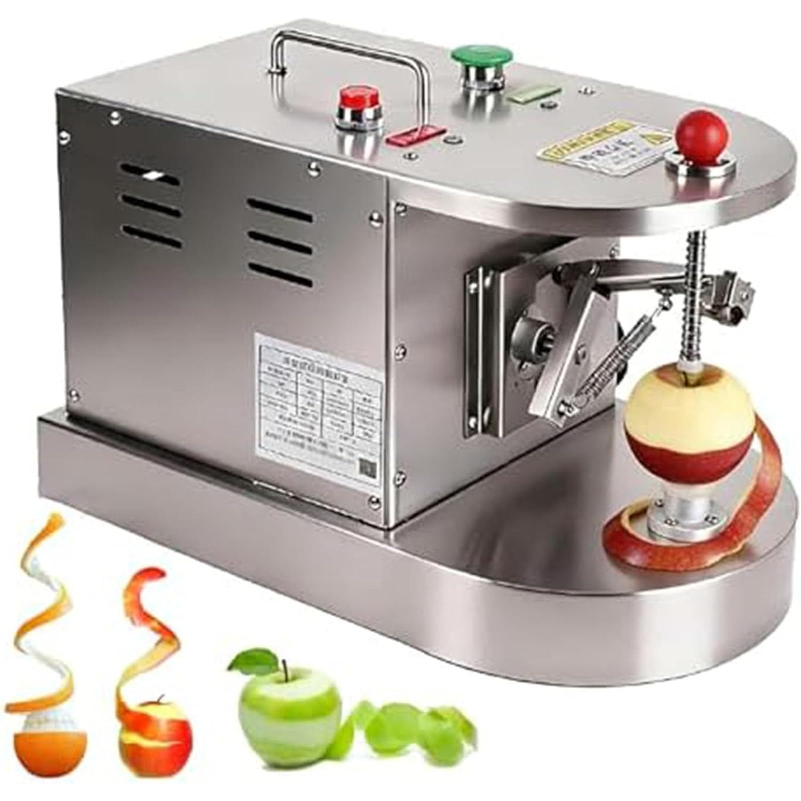 PweKzxt Commercial Electric Automatic Multifunctional Lemon & Orange Peeling Machine,500pcs/h,Automatic Peeling Machine for Citrus Fruits,Adjustable Height, for Orange Potato