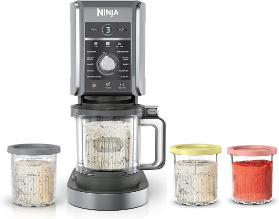 Ninja CREAMi Deluxe Ice Cream & Frozen Treat Maker, Includes