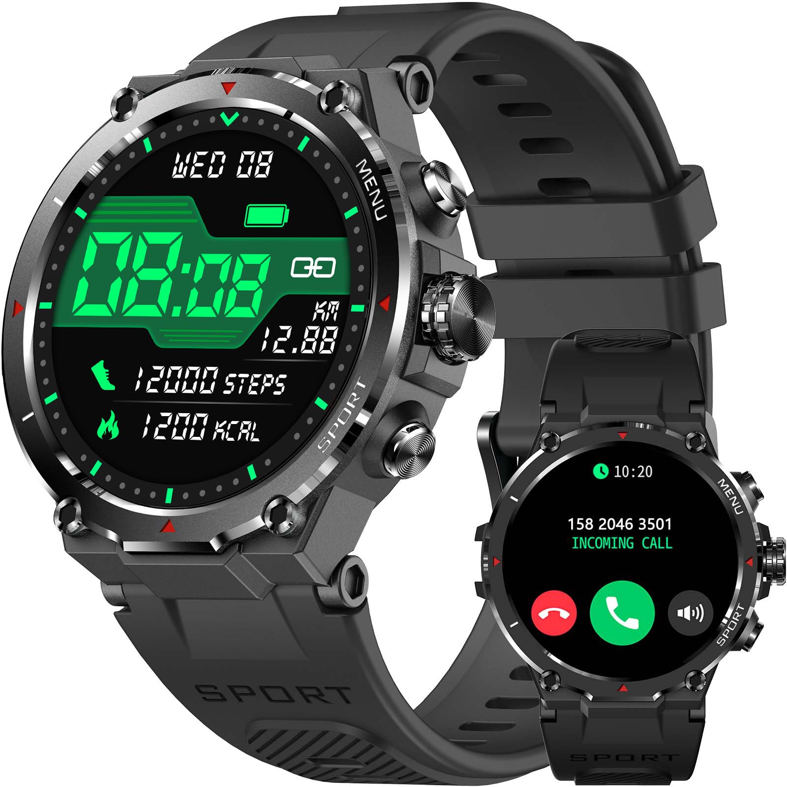 Smart Watches for Men Answer Make Calls with 1 32 HD Screen Fitness Tracker with Heart Rate Sleep