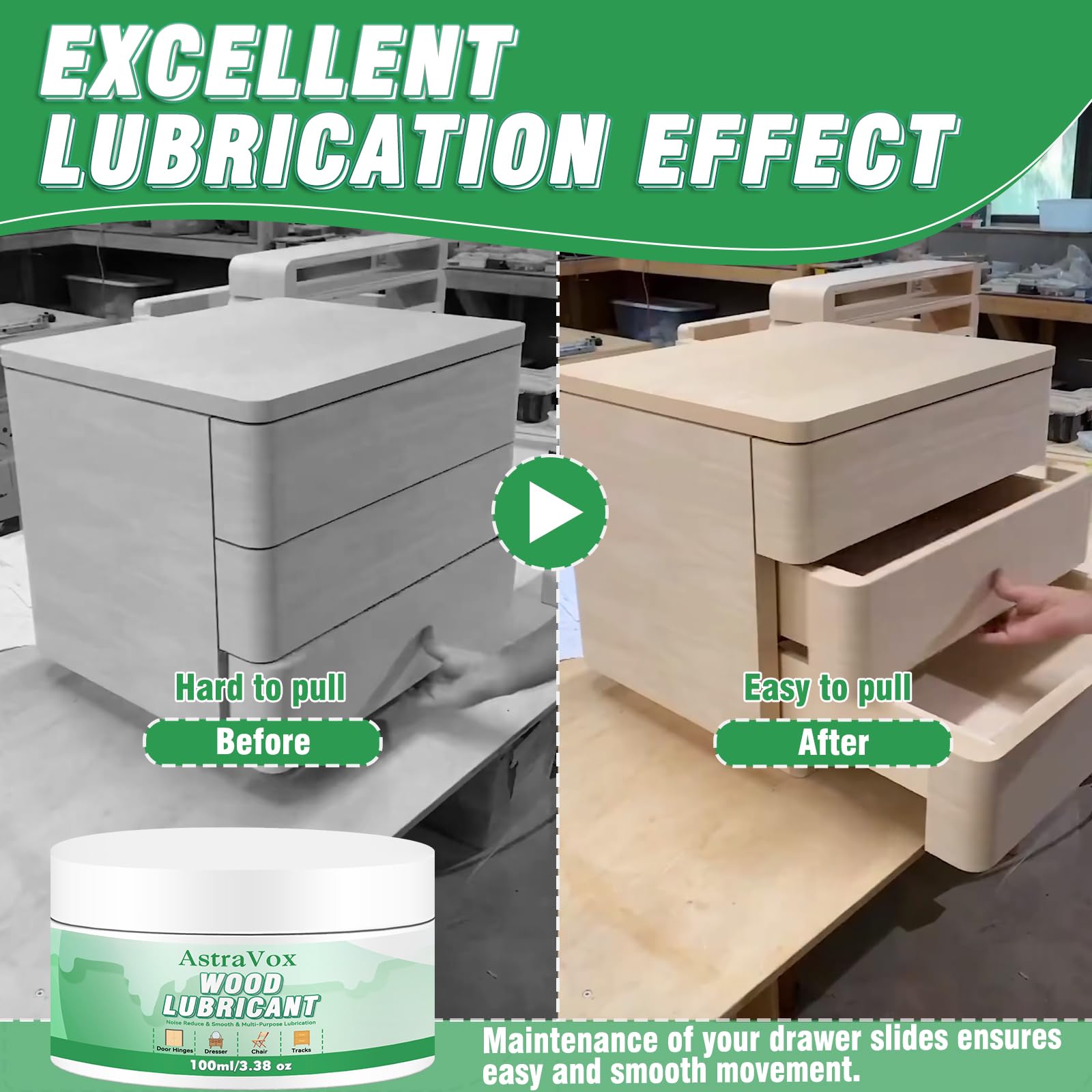Grasa lubricante para madera