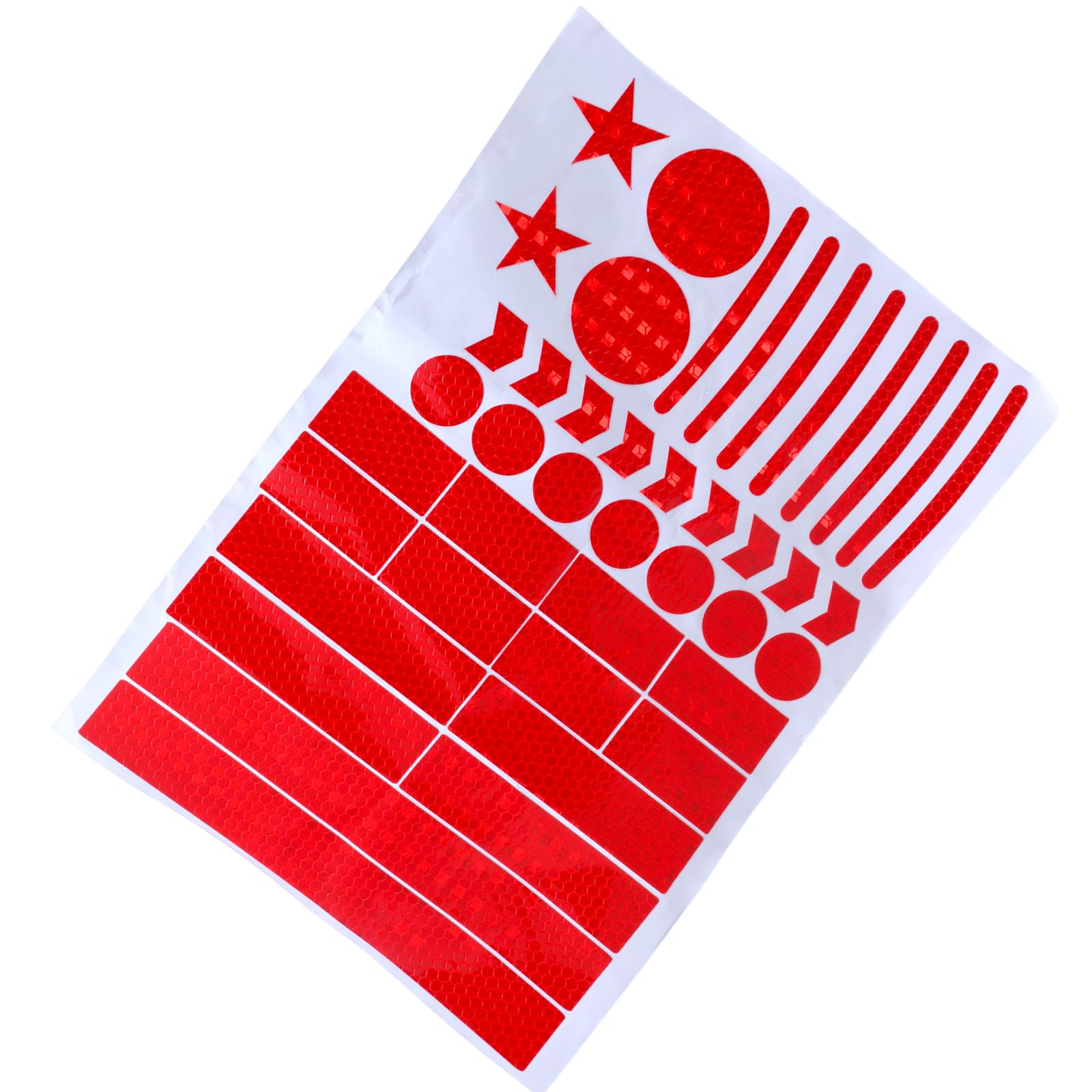 Strong Reflective Warning Decals for Trucks Motorcycles, High Visibility Bike Helmets Sticker Adhesive Warning Sticker