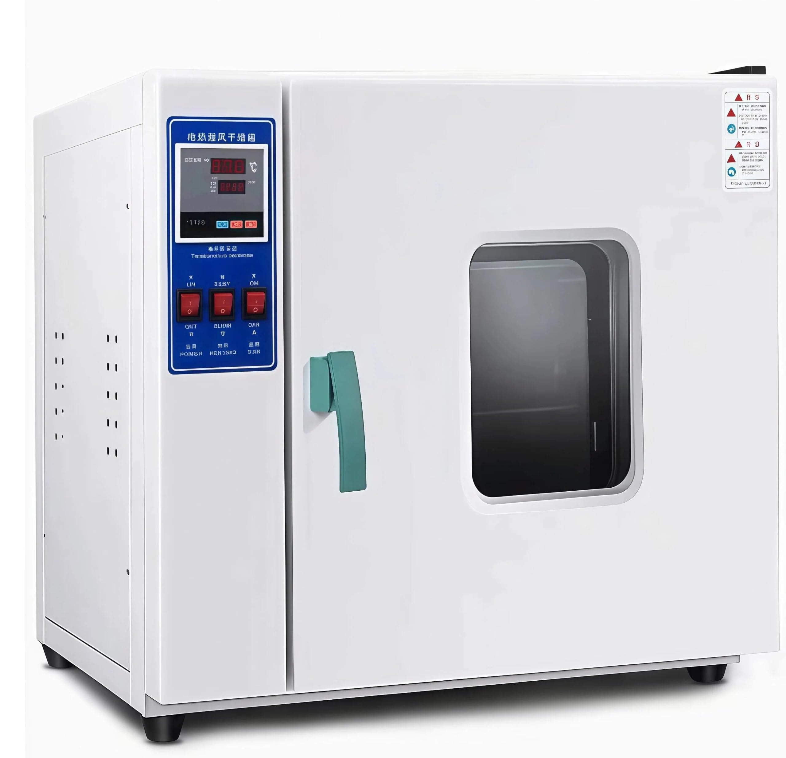 Forno Essiccatore Sotto Vuoto 16L 43L, Forno Laboratorio Industria 50-300℃, Vacuometro Integrato, Controllo Digitale, 500W - 800W(16L)
