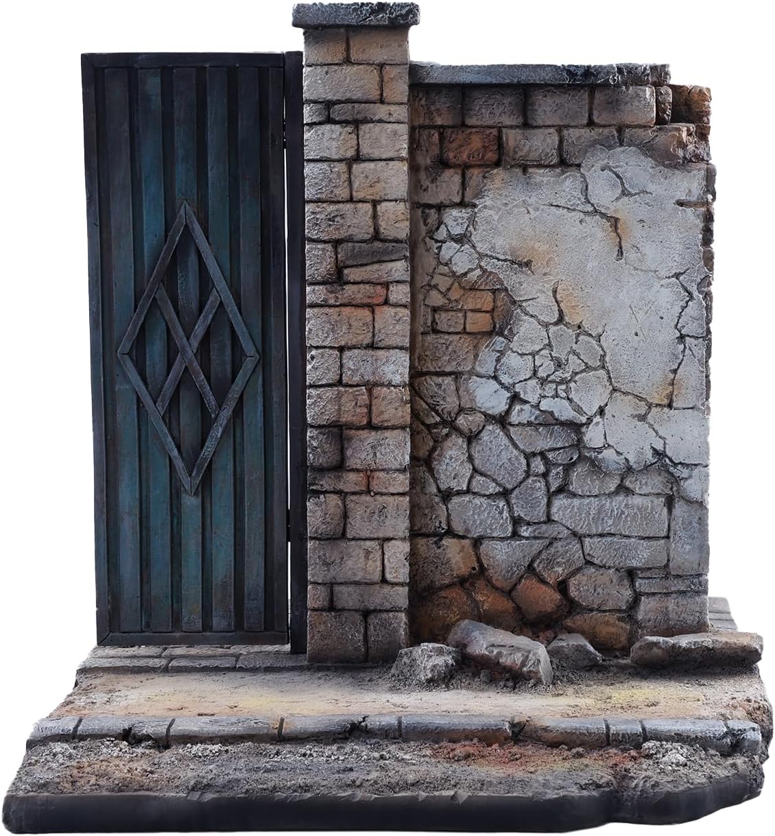 JXK 1/12 Ashen Alcove Sculpture Realistic Historical Ruin Scene Diorama Accessory for Miniature Enthusiasts, Collectors and Model Builders