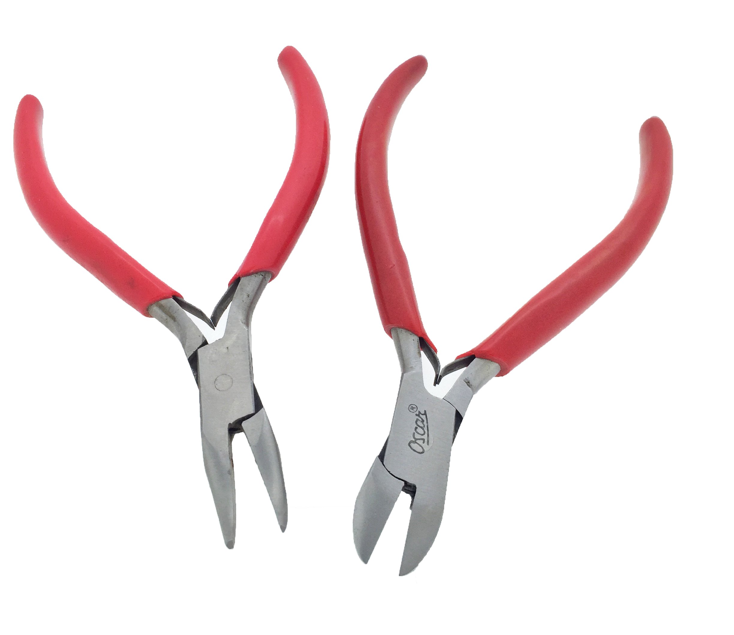 OSCAR for Beading and Cutting Making Tools Side Cutter & Bent Nose Pliers